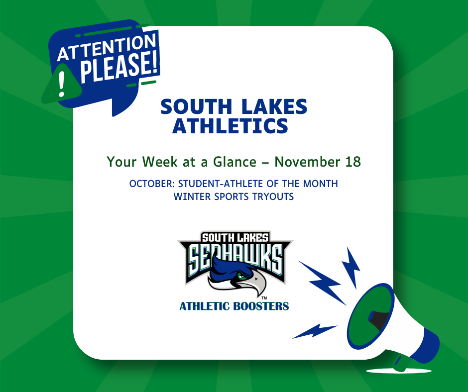 All About Athletics @ South Lakes: Week of November 18