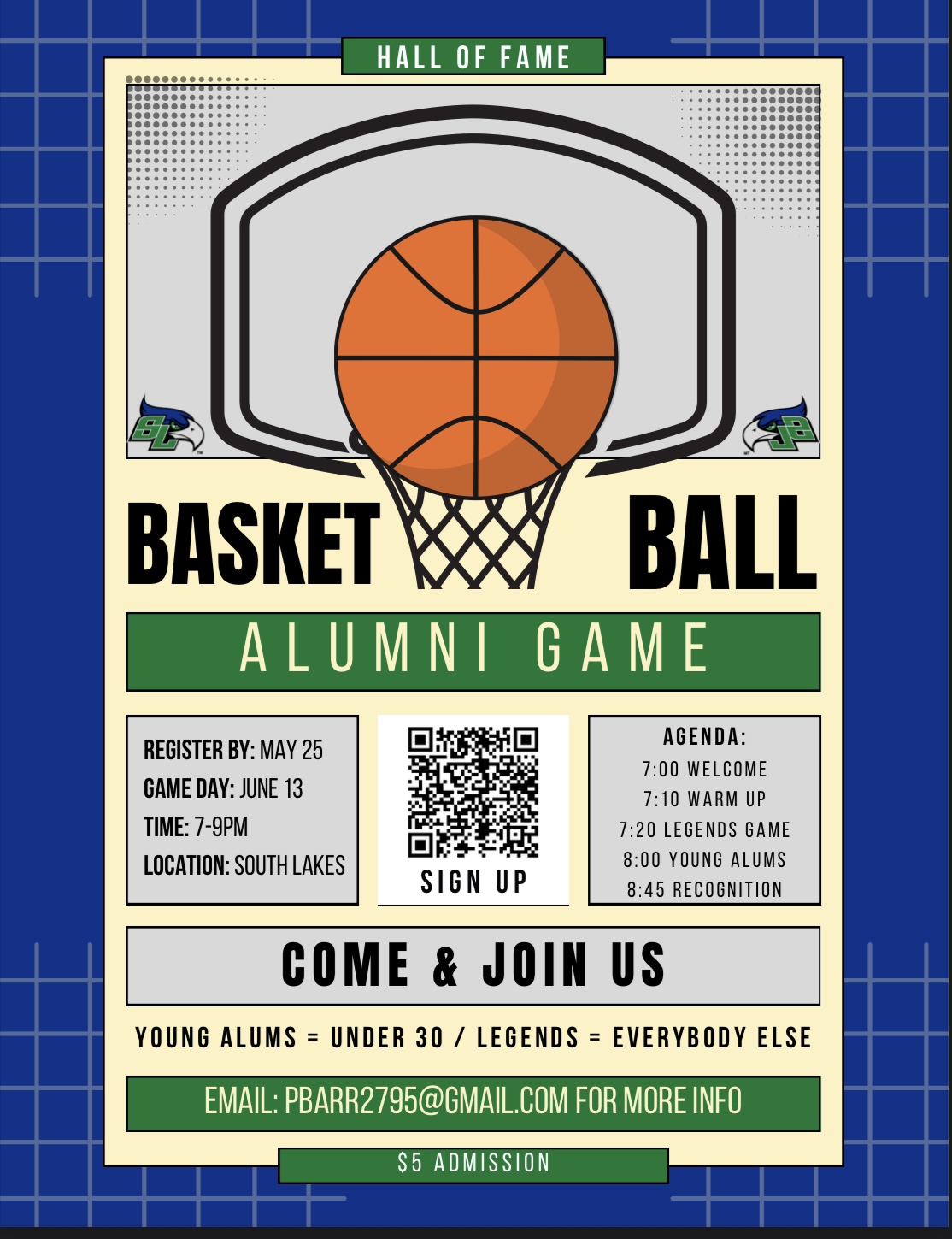 🏀 South Lakes Hall of Fame Alumni Game – A Night to Remember! 🏀