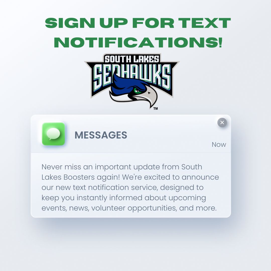 Stay Connected with South Lakes Boosters – Sign Up for Text Notifications!